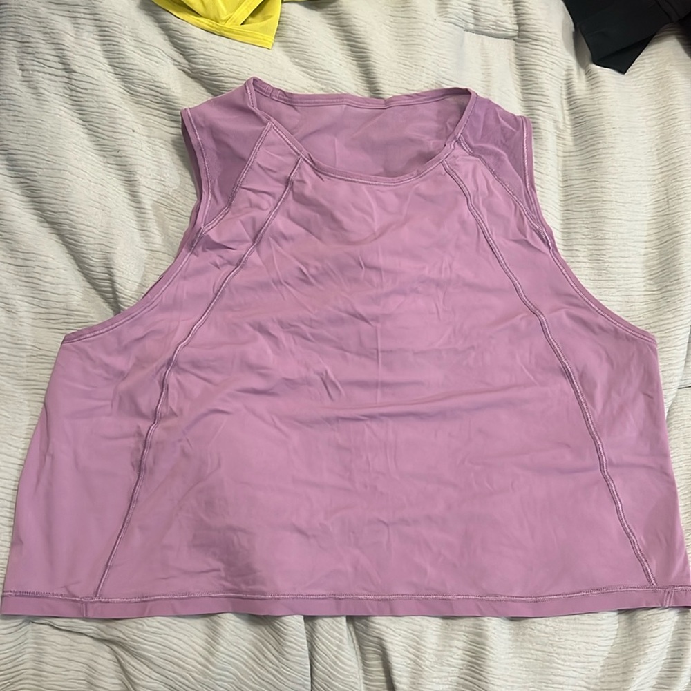 Lululemon sculpt cropped tank